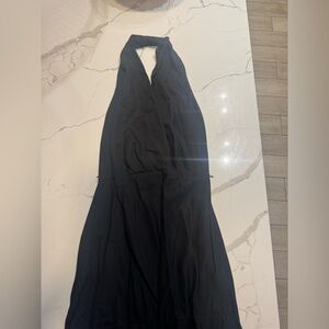 Zara Black Halter Maxi Dress